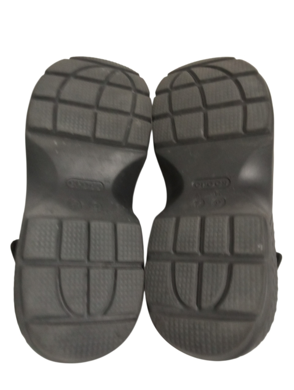 Crocs Stomp Fisherman Sandals Black Platform Chunky Comfort Sz M(7) W(9) - Picture 5 of 6